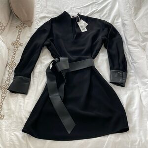 Vince Black Shirt Dress New with Tags